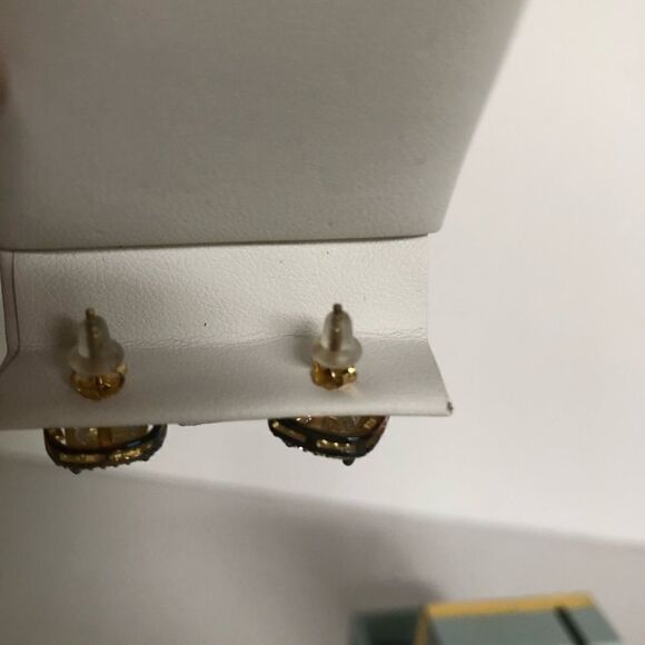 Cate d Argent crystal and sterling silver earrings - Picture 4 of 5